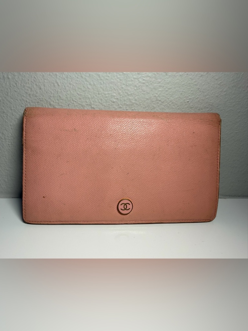 PINK CHANEL BIFOLD WALLET